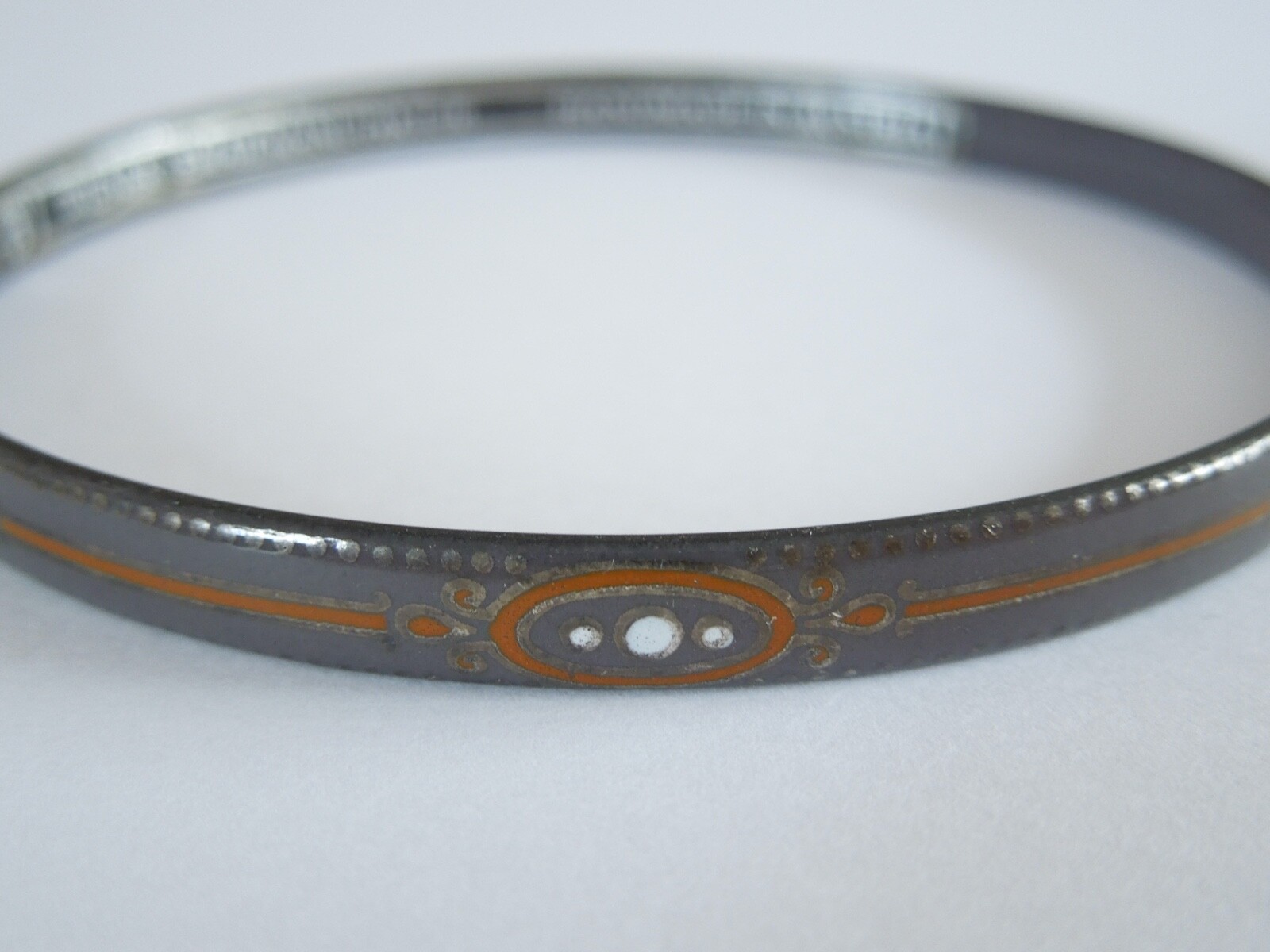 Bangle Wiener Email Manufactory Handmade Austria 9.8 G/Ø 6.6 Cm/B: 0.5 Cm