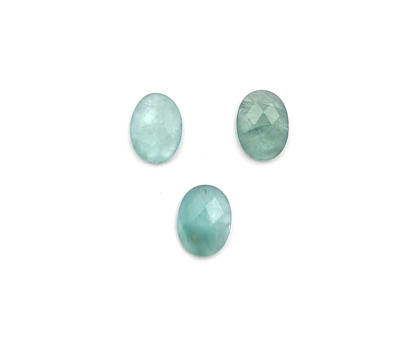 Natural Grandidierite Oval Cut Loose Gemstone Lot 3 Pcs 6*8 MM 2.50 CT