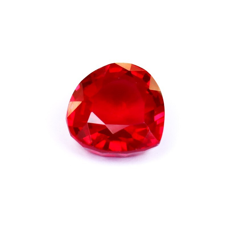 Pear Cut Loose Gemstone Natural Red Ruby Best Offer Gemstone 15 Carat