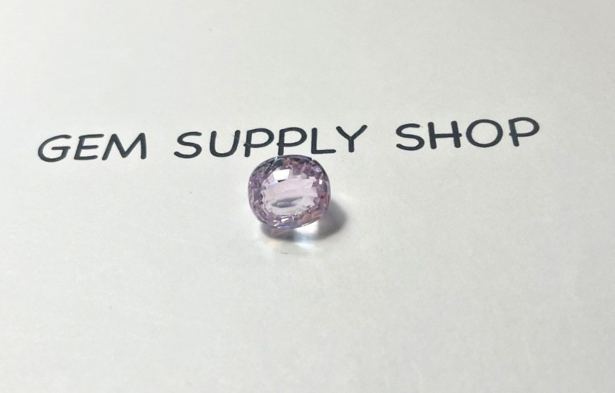 ONE GENUINE FACETED OVAL KUNZITE 13.00 CTS 13.2X11.7X10.7 MM BELOW WHOLESALE