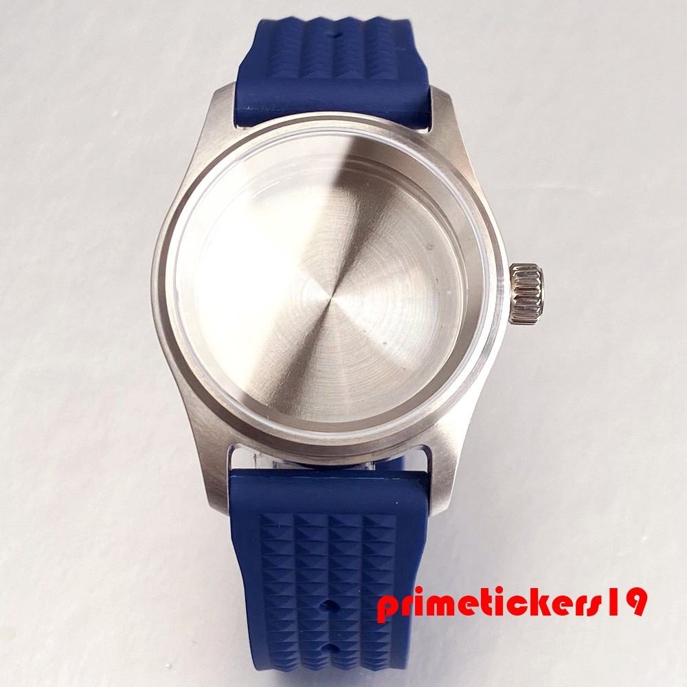 36/39mm Pilot Watch Case+Band Fit NH35 NH36 NH34 ETA2824 PT5000 Miyota8215 821A