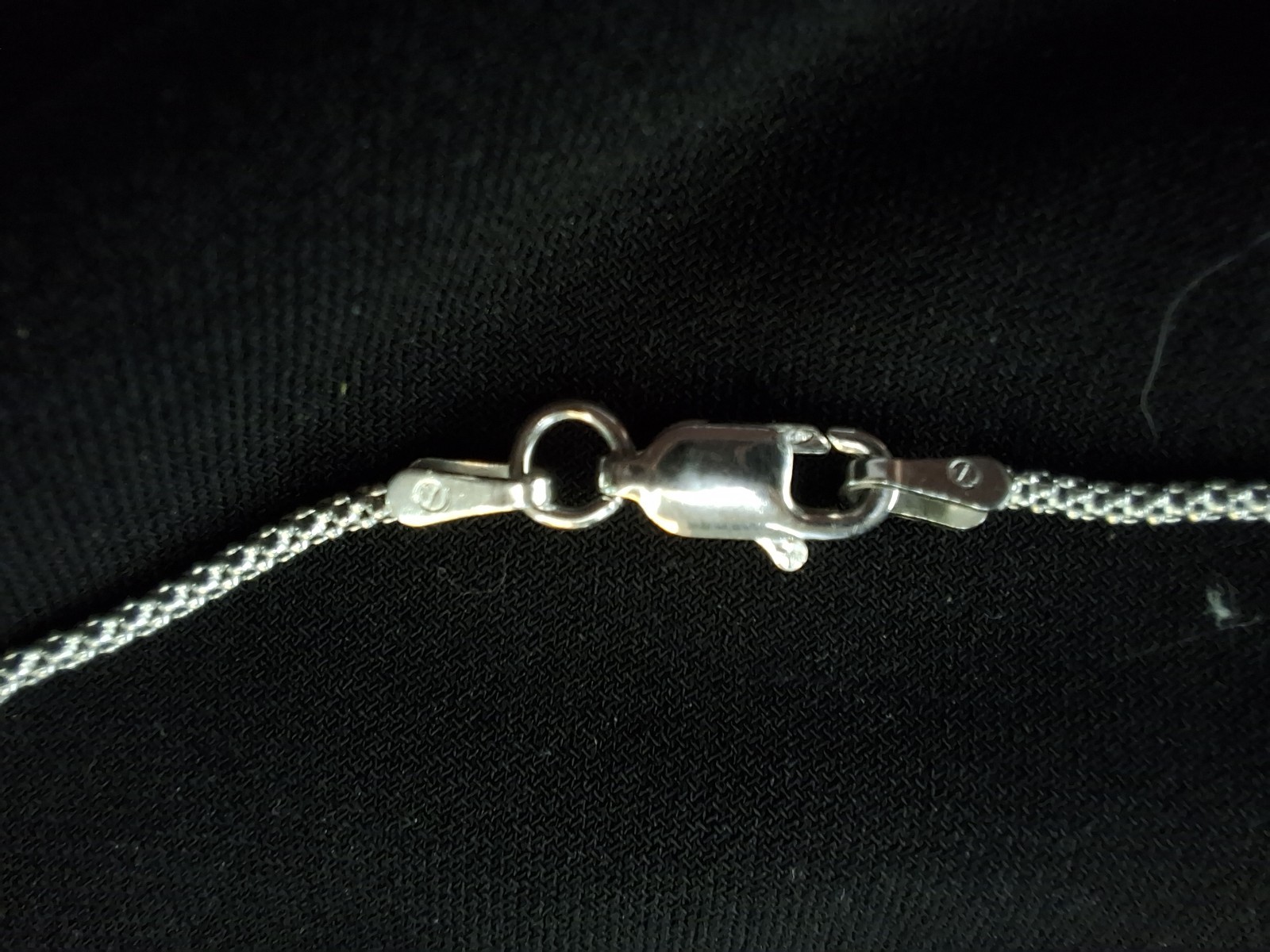 925 Sterling Silver 16″ Popcorn Chain Necklace – New