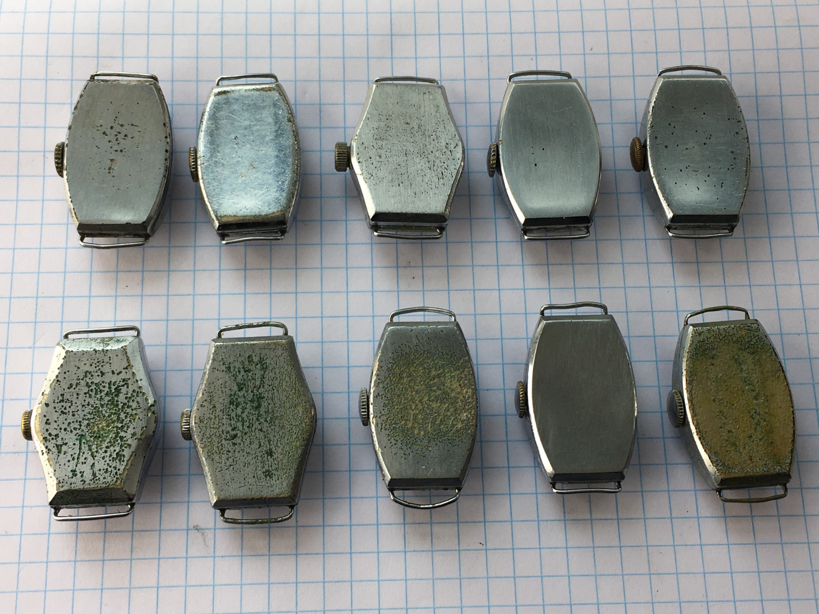 Lot of 10 Soviet Vintage ZVEZDA USSR Women mechanical Wristwatch for parts