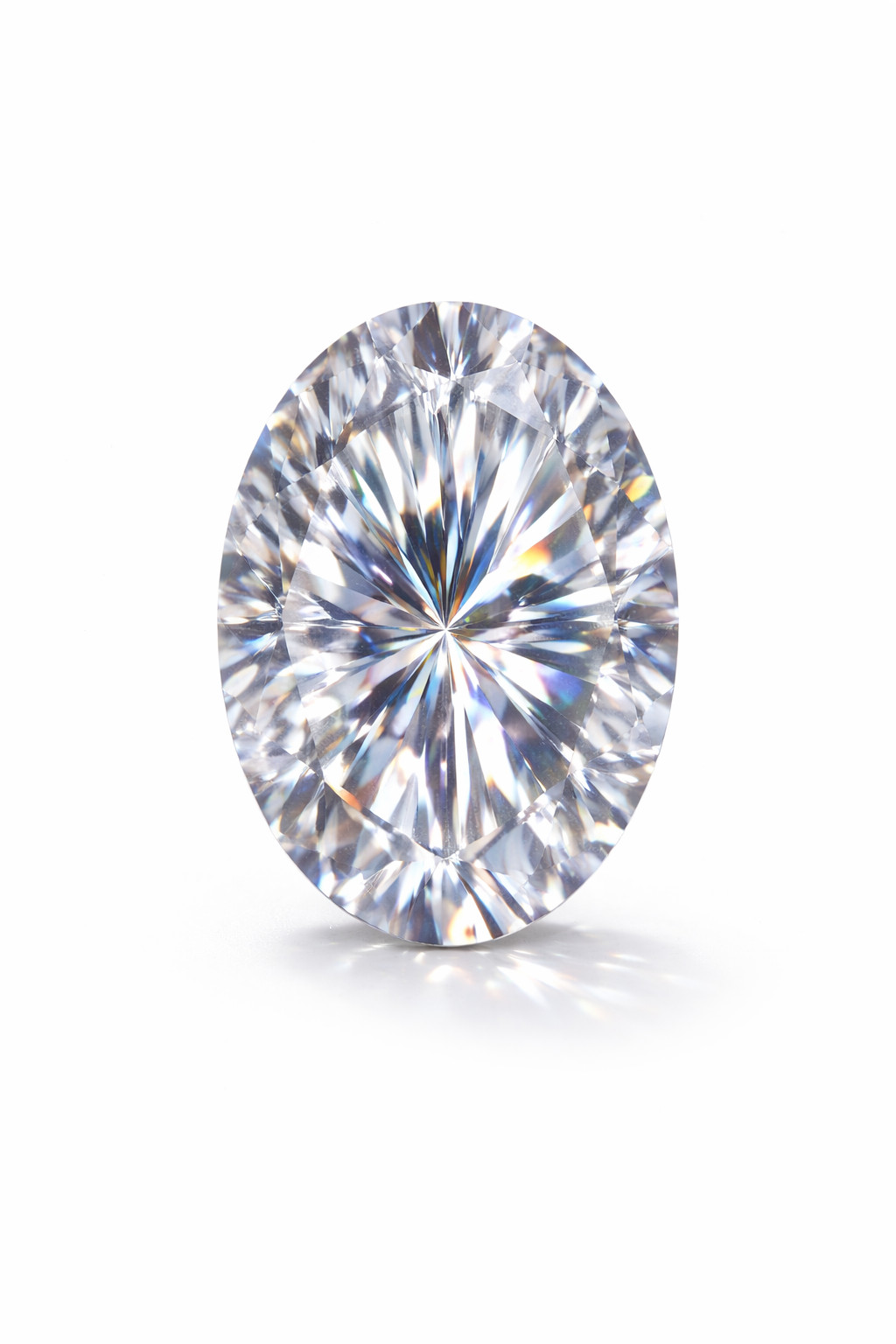 Oval Cut Moissanite Loose Stone D Color VVS1 Excellent Cut with Certificate