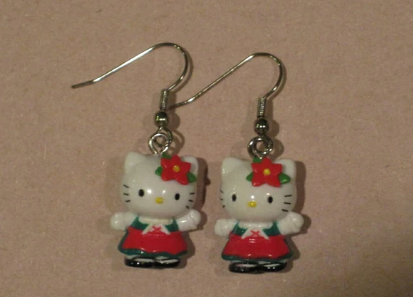Bavarian German Christmas Poinsettia Hello Kitty Octoberfest Beer Garden Girl