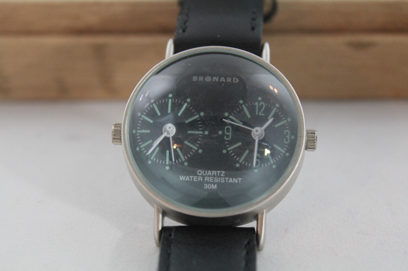 VINTAGE NEW WATCH BONARD GENEVE SWISS from the Netherlands Leather Band NEW