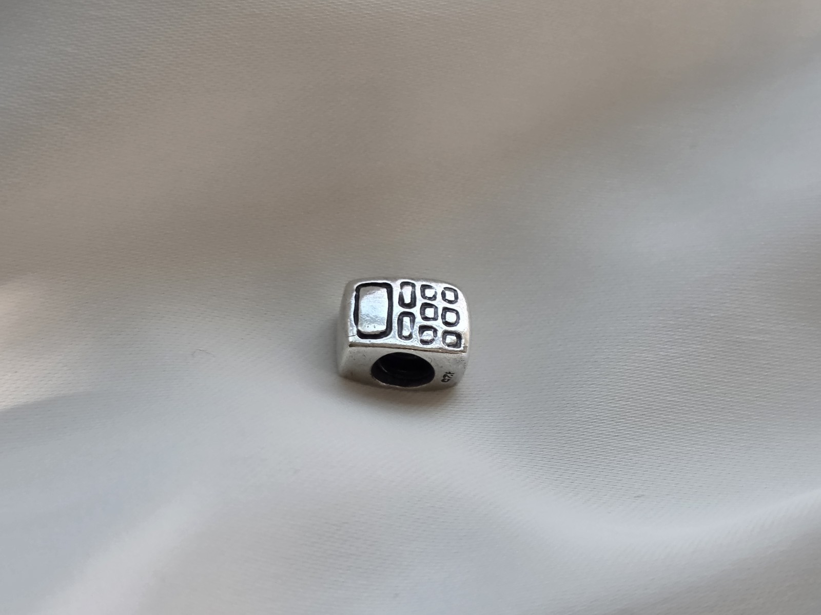 Retired Pandora Sterling Silver Cell Phone / Mobile Phone Charm 790293