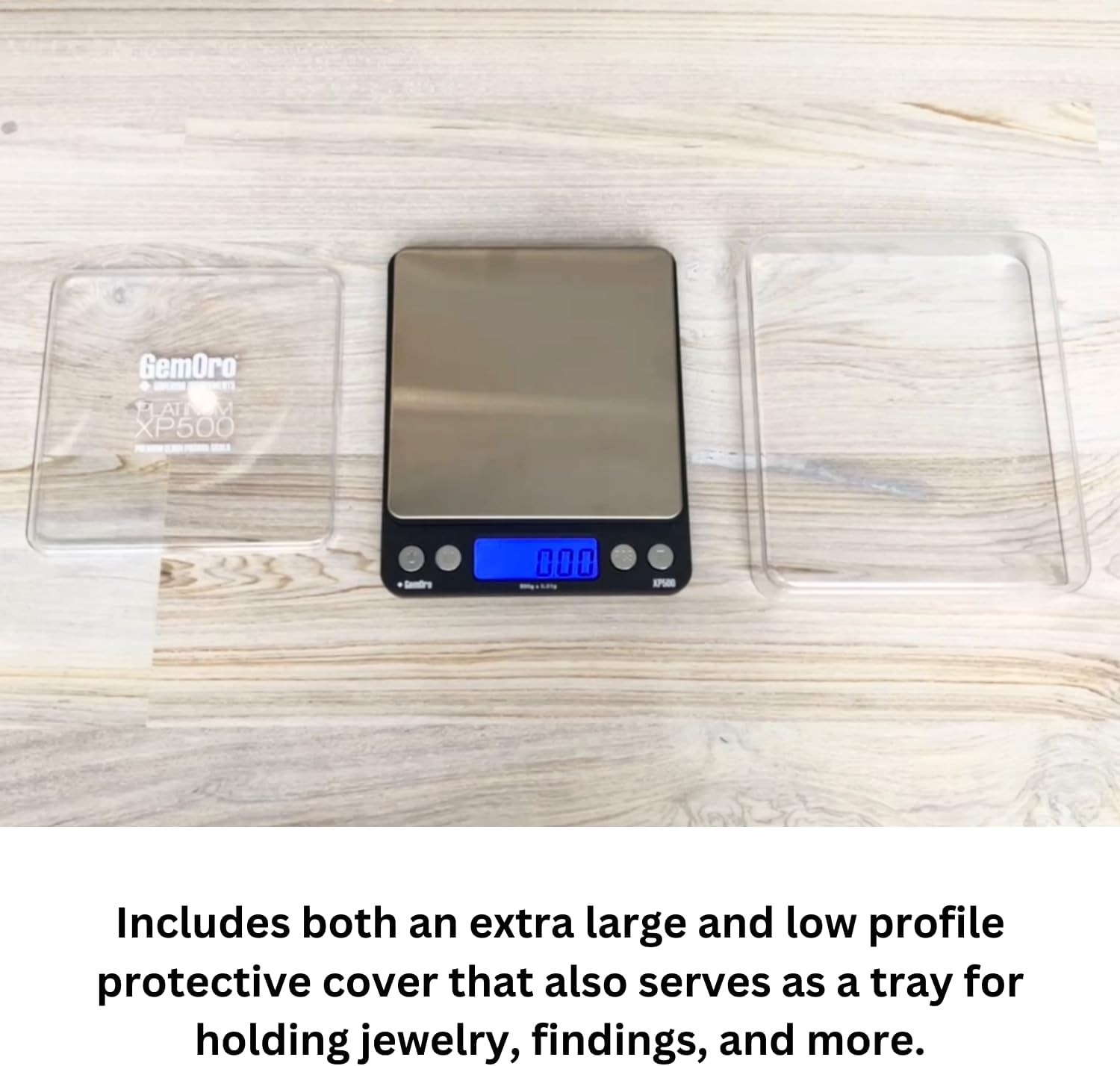 GemOro Platinum XP500 Jewelers Pocket Scale 500G X 001G Silver