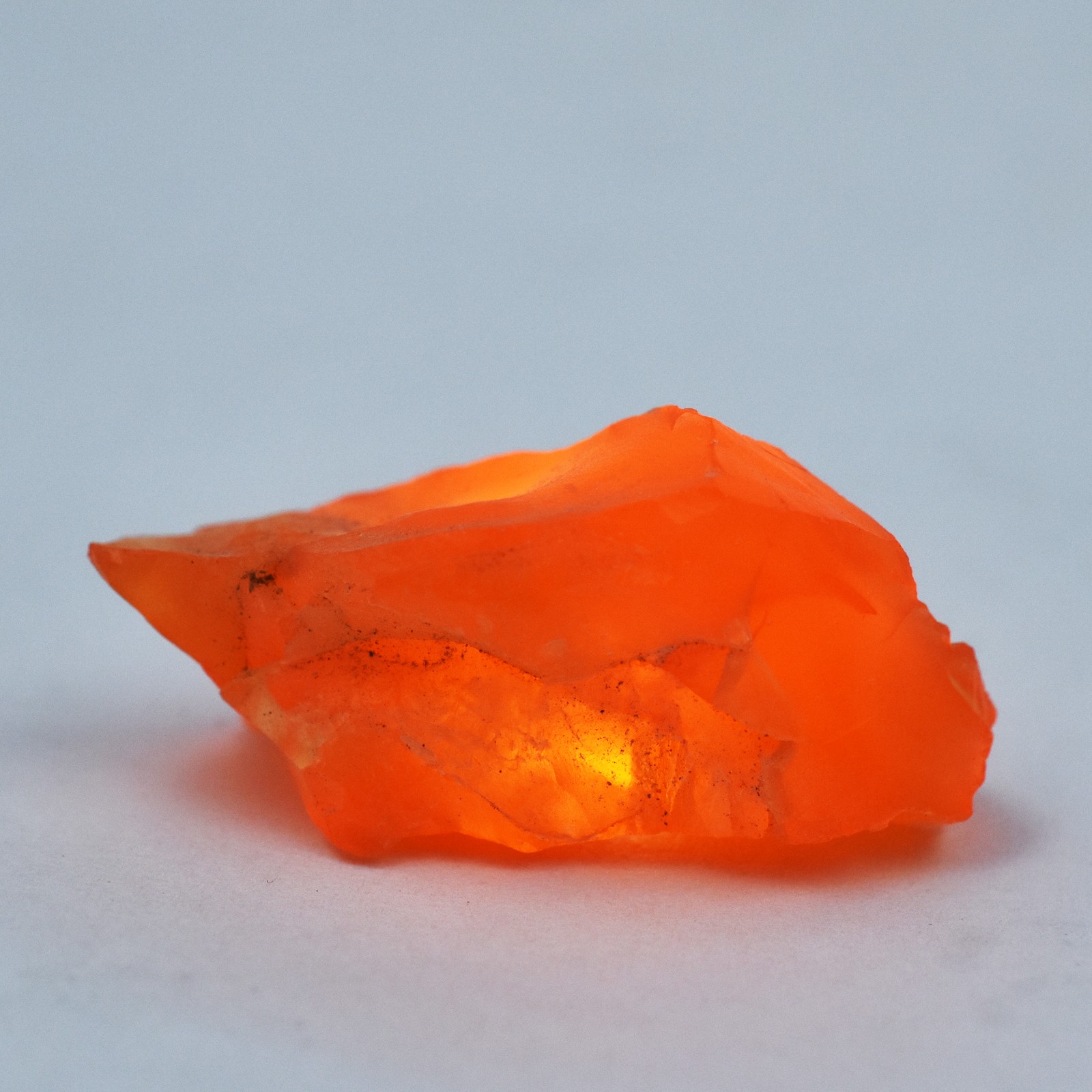 Uncut Orange Sapphire 169.2 Ct Natural Rough SAPPHIRE Certified Gemstone