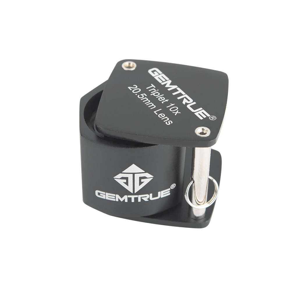 GemTrue Professional 20.5mm 10x Triplet Diamond Loupe Jewelers’ Magnifying Tool