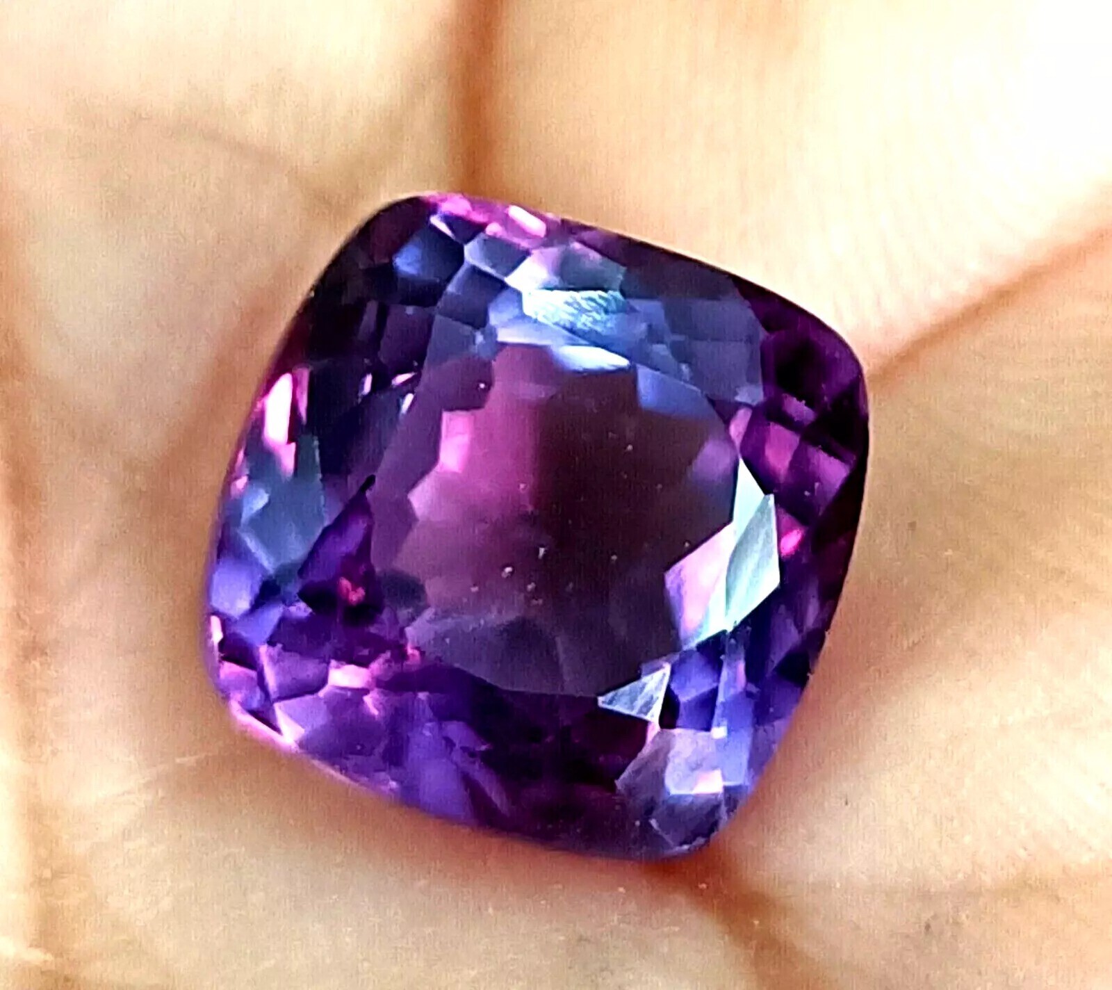 Musgravite RARE UNHEATED Natural 12-14 Ct Mogok Certified Loose Cushion Gemstone