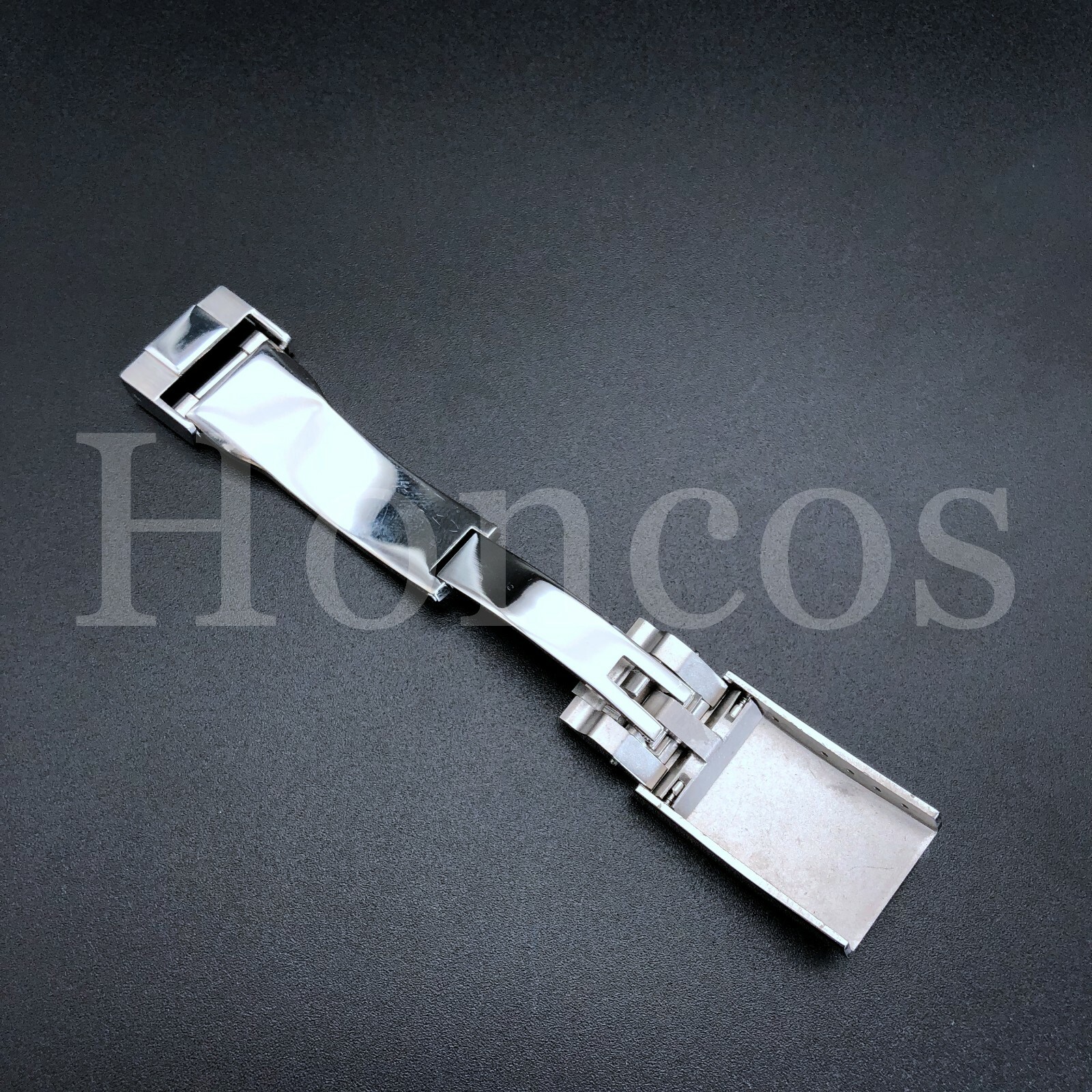 FLIP LOCK CLASP BUCKLE FITS FOR ROLEX SUB OYSTER WATCH BAND SHINY/CENTER