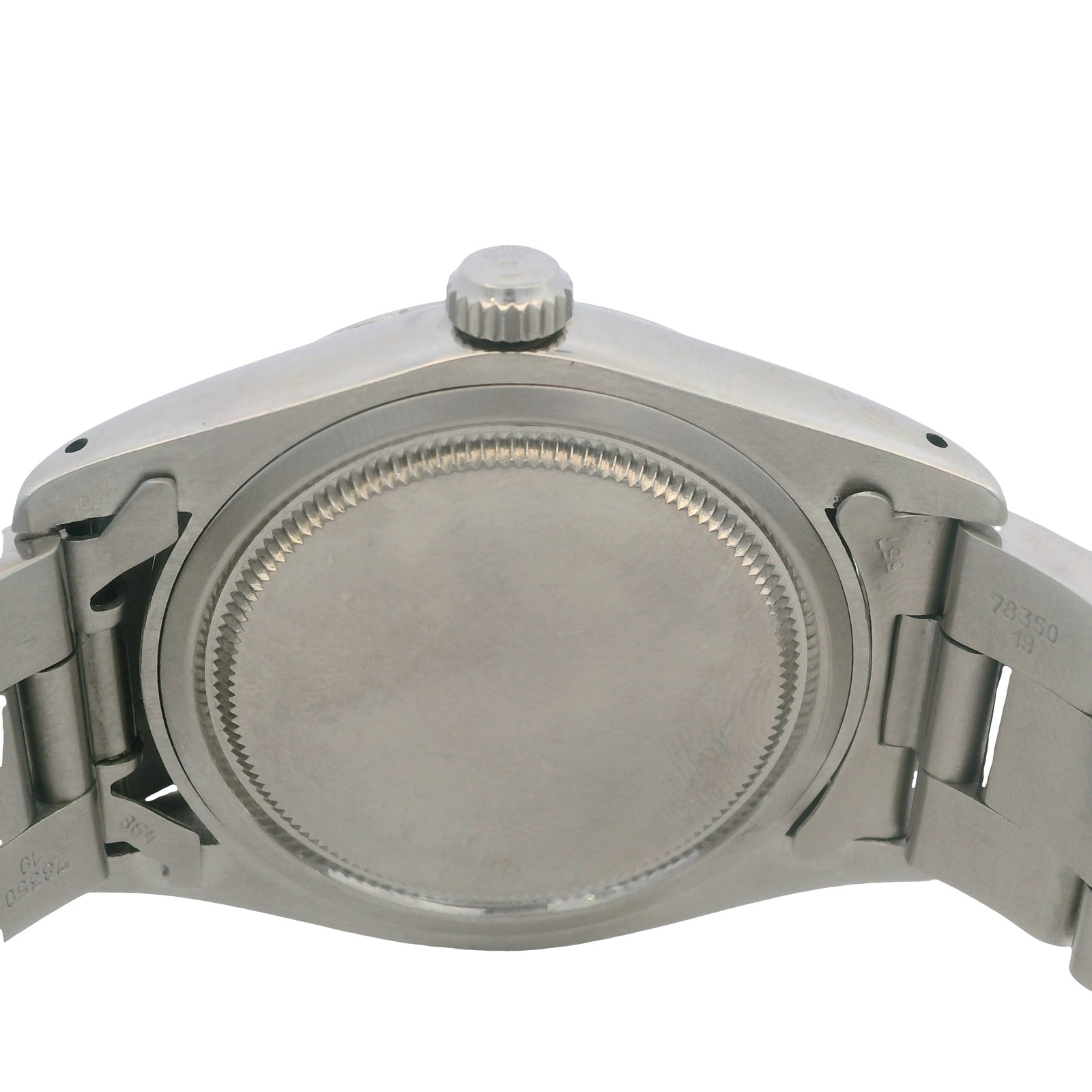 Rolex Oysterdate Precision 6694 34mm Silver Dial Vintage Steel Year 1983 Watch
