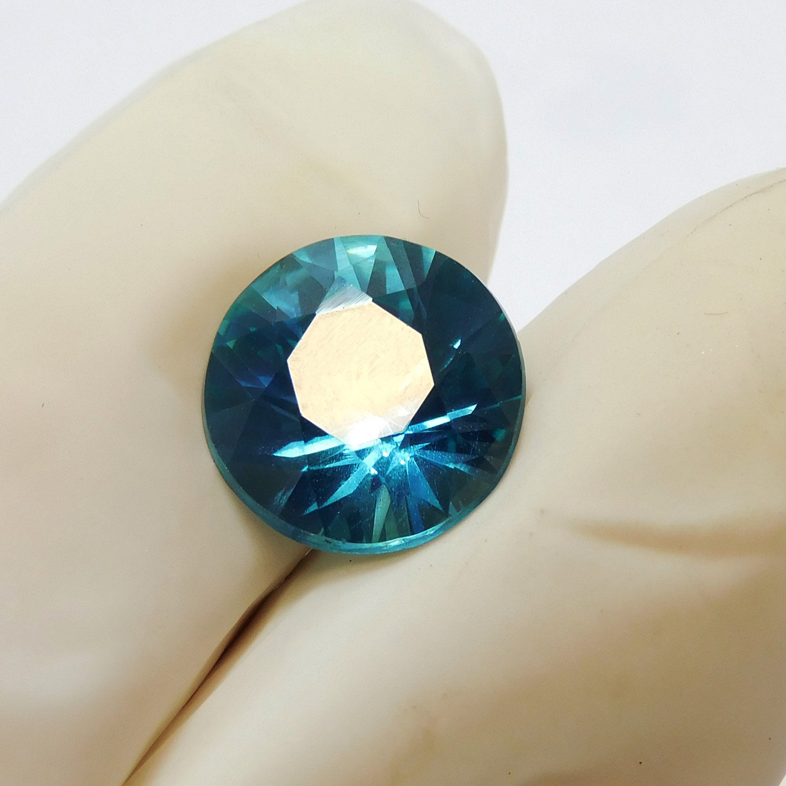 6.65 Ct Natural Gemstone Bluish Green Grandidierite CERTIFIED Round Cut