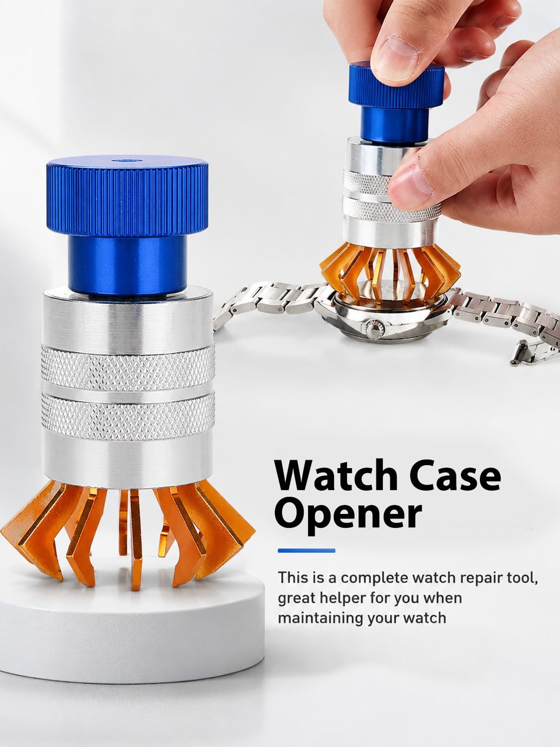 Watch Crystal Remover, Alloy Steel Watch Bezel Removal Tool for Install and R…