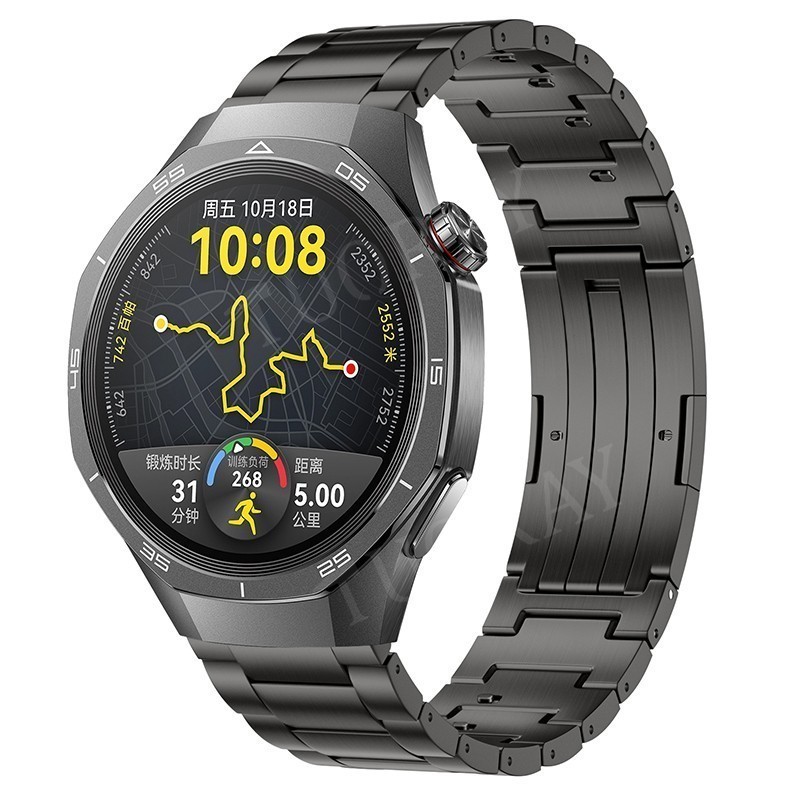 For Huami Amazfit GTS 4 3 2 Mini GTR 42 47mm Bip 6 5 Titanium Metal Band Strap