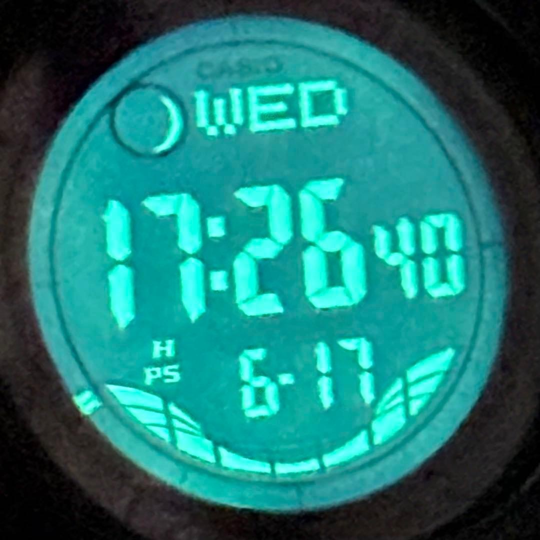Rare PROTREK PRG 130Y Tough Solar Black Inverted LCD