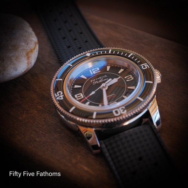 Müller&Son [Black w/Silver] Custom Fifty Five Fathoms Watch Build + Rubber Strap