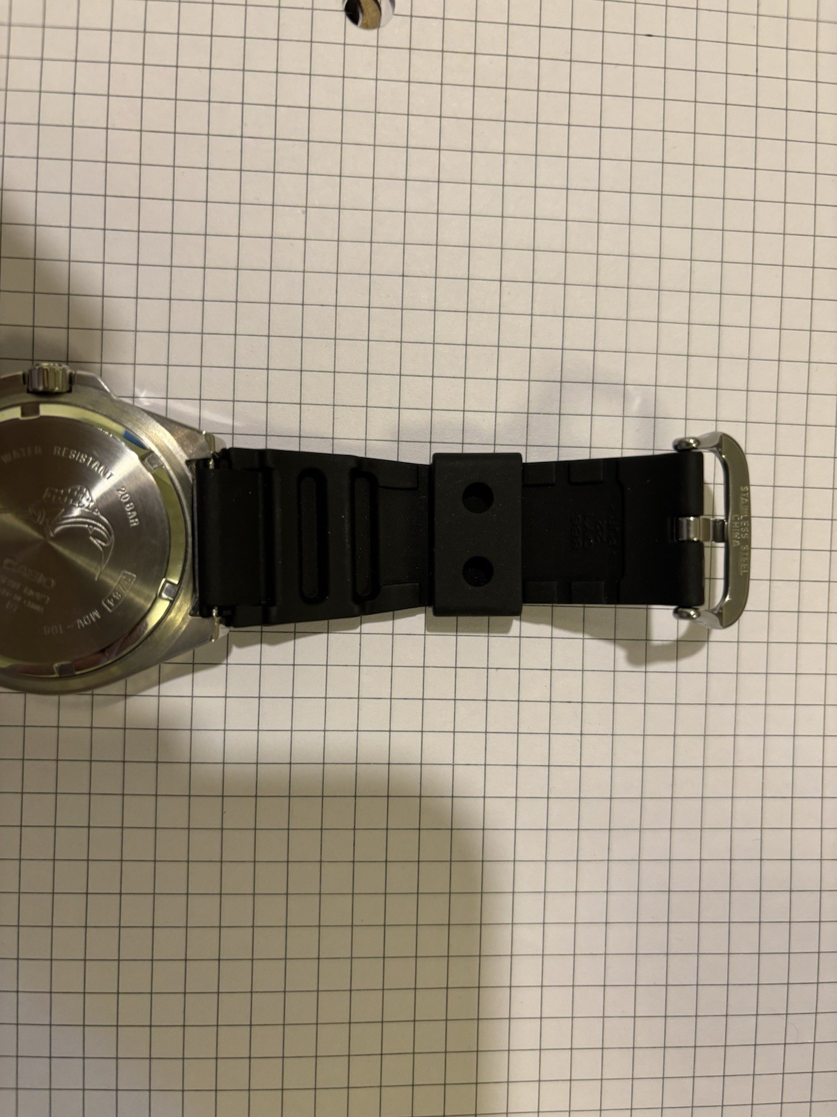 Casio MDV106B-1A3V, Duro, Dive Watch, 200 Meter WR, Anti-Reverse Bezel