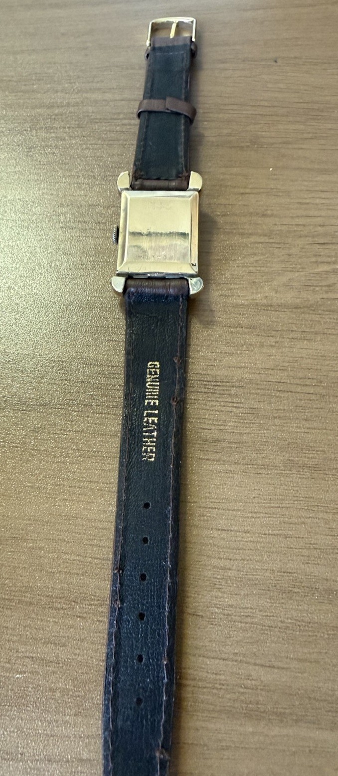 Vintage Benrus Tank Watch 10K Gold Filled Mechanical Manual Wind Runs