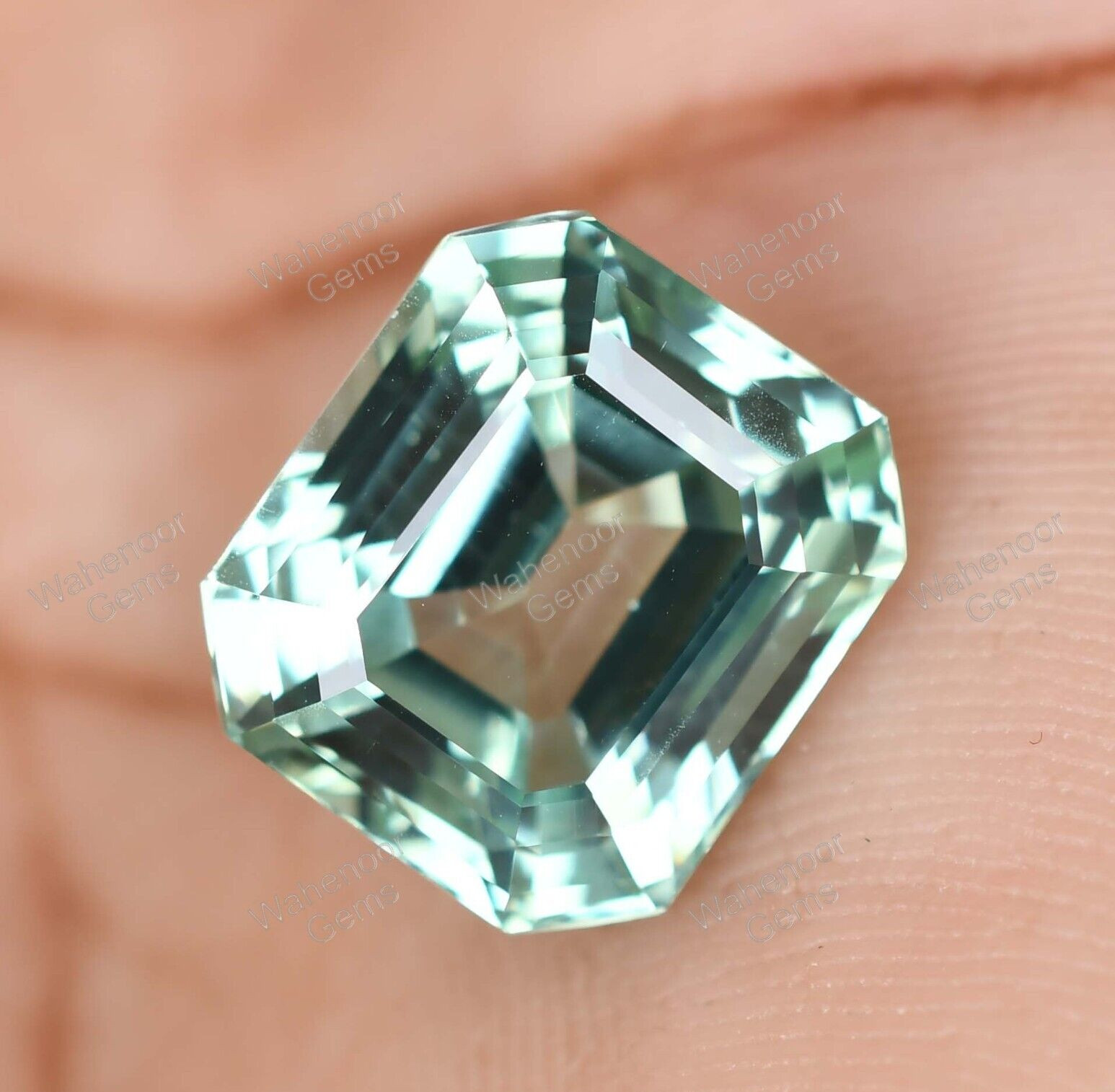 14.30 Ct Natural Green Sapphire Emerald Stunning Certified Montana Gemstone