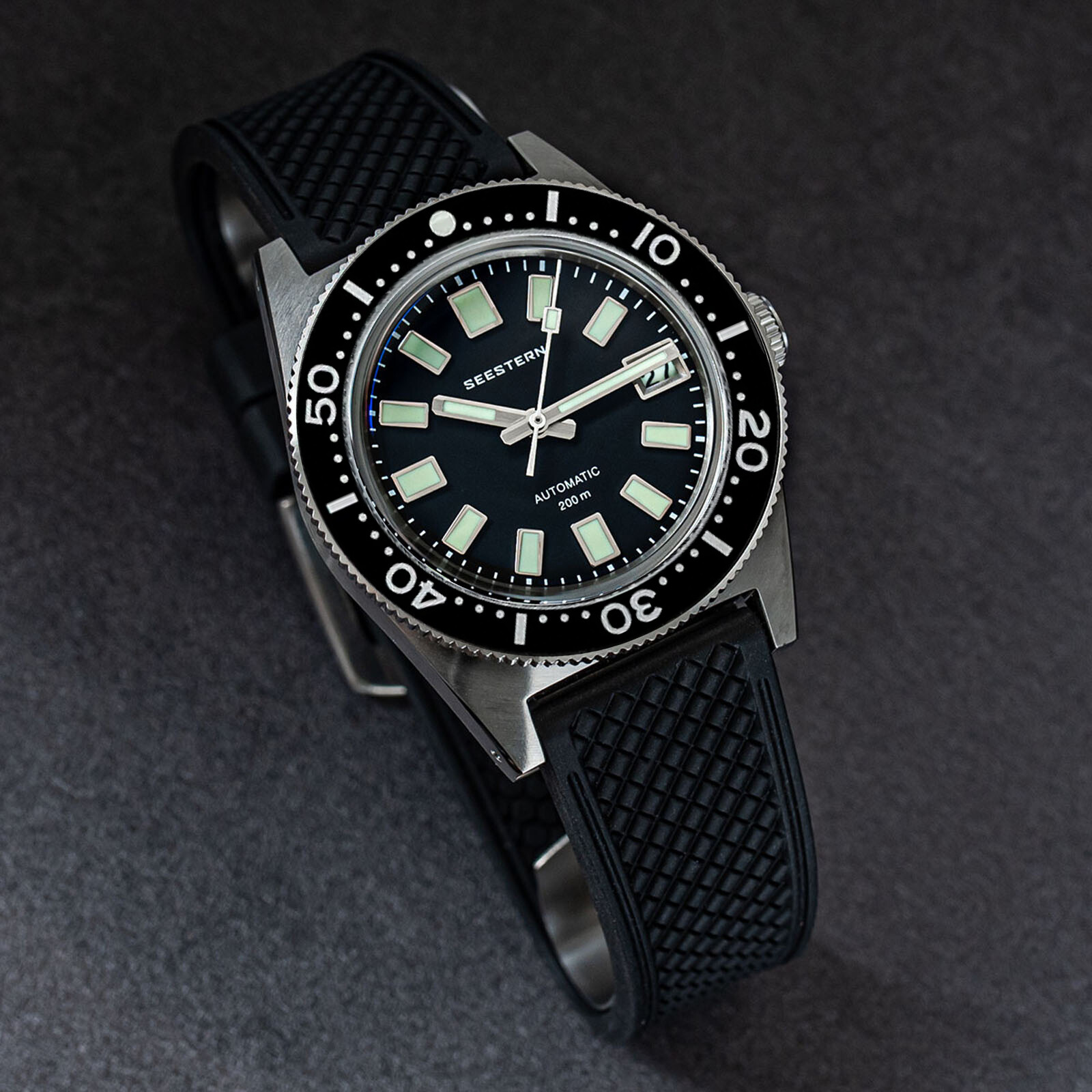Seestern V3 62MAS 20ATM Genuine Ceramic Bezel 200m DIVER’S Watch SE2021-D62S-KK
