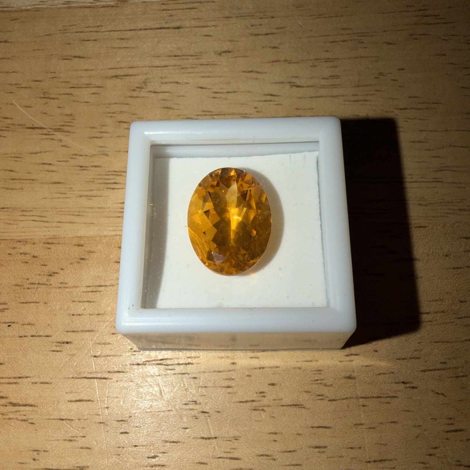 Natural Yellow Citrine 20x15mm Cut 13.25 Ct Oval Loose Gem Stone
