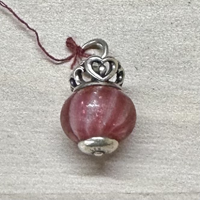 James Avery Retired Sterling Silver Princess Tiara Pink Finial Charm (PPT000621)