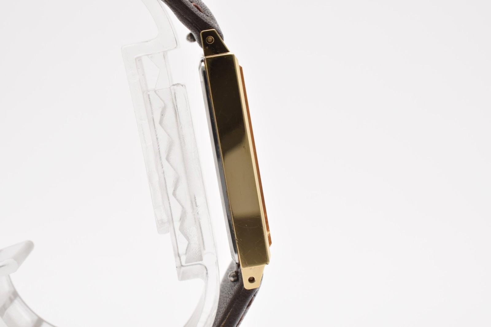 [MINT] SEIKO Chariot 2C21-5180 Gold Tank Square Quartz Vintage Men’s Watch Japan