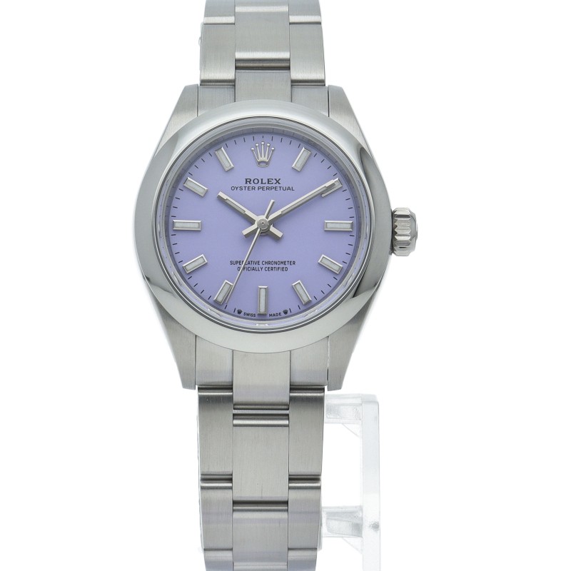 ROLEX Oyster Perpetual 28 Watch, Lavender 276200 Stainless Steel WomenWatch …