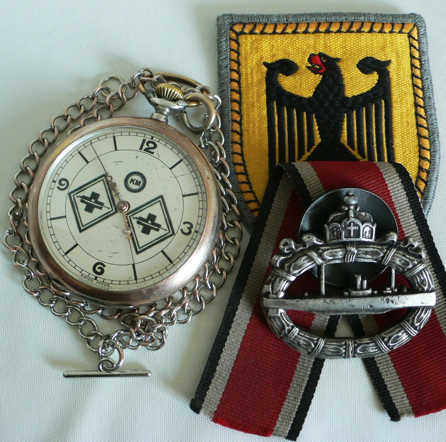 WATCH GERMAN WW2 U-Boat U-866 10.FL Kriegsmarine Navy Chopard L.U.C Pocket Watch