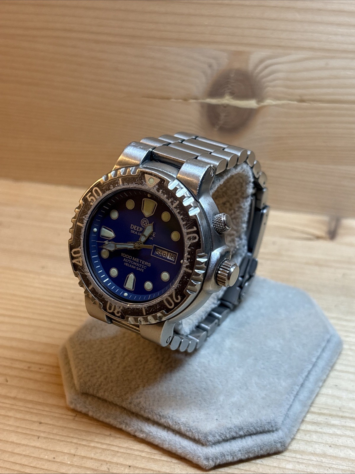 Deep Blue PRO SEA DIVER 1000M AUTO DIVE WATCH-BLUE 0168/1000