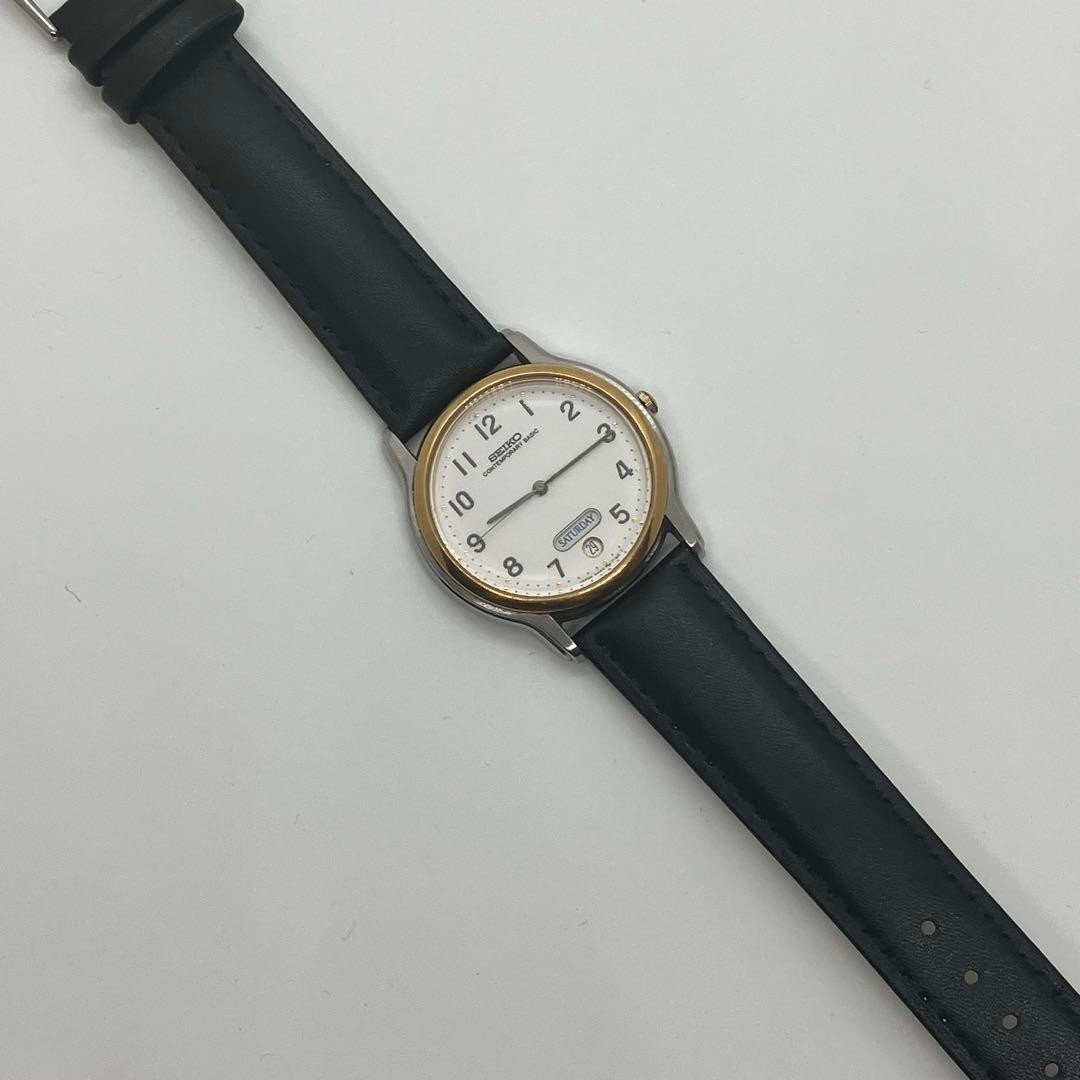 New Battery SEIKO CONTEMPORARY BASIC New Belt