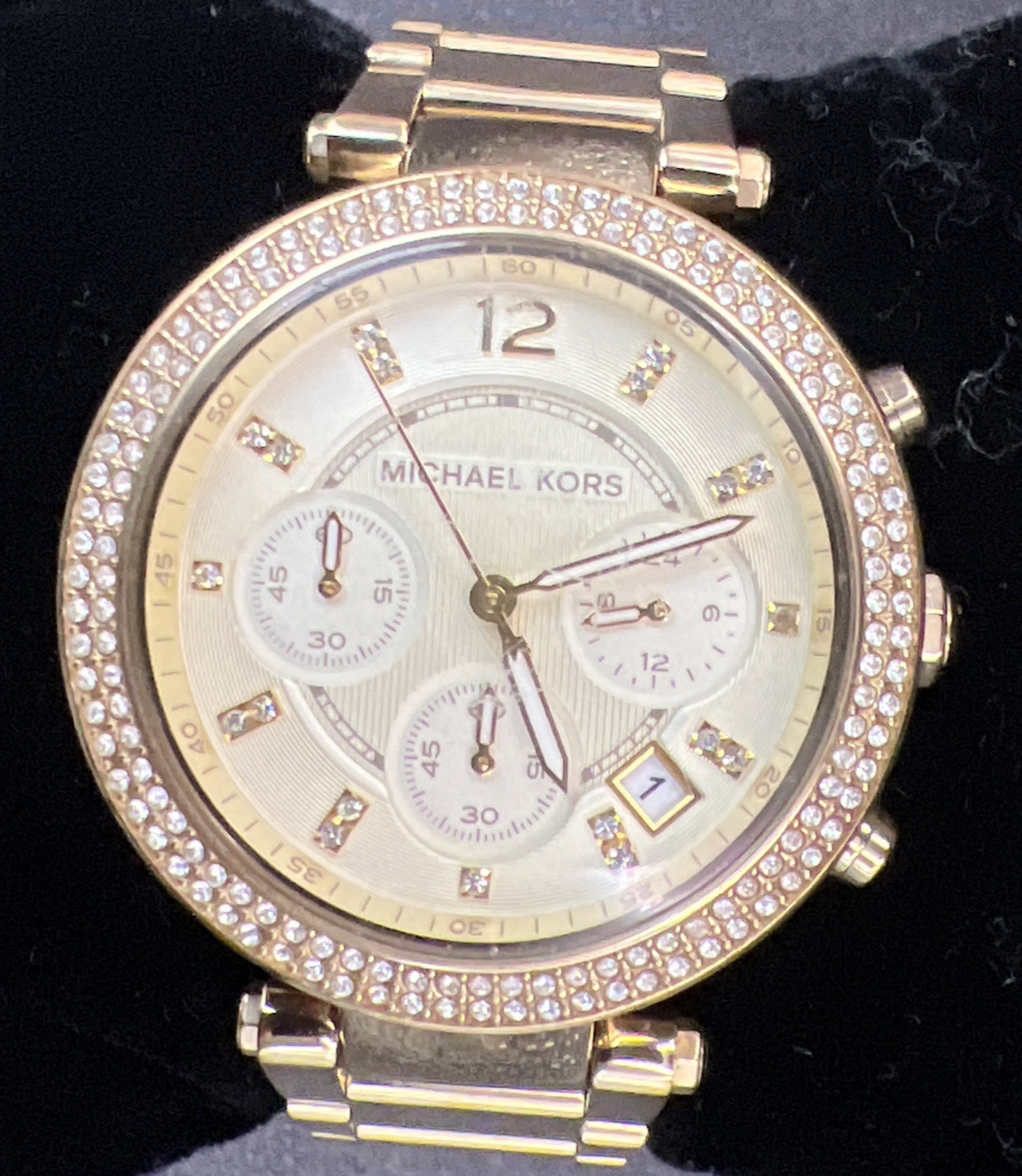 Michael Kors Parker Watch MK5354 Women’s Gold Stainless Steel for 6.25” Wrist