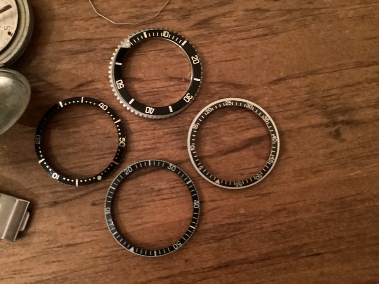 Watch lot project parts seiko automatic 40mm bezels omega citizen compasses