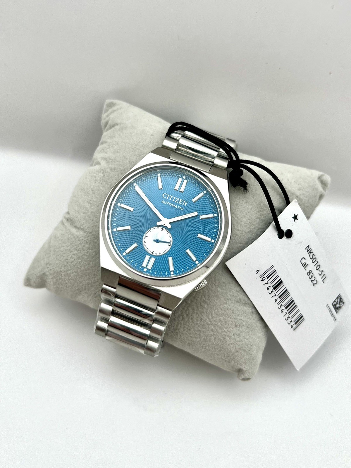 Citizen Tsuyosa NK5010-51L Automatic Blue Small Seconds Sapphire 40mm Watch New