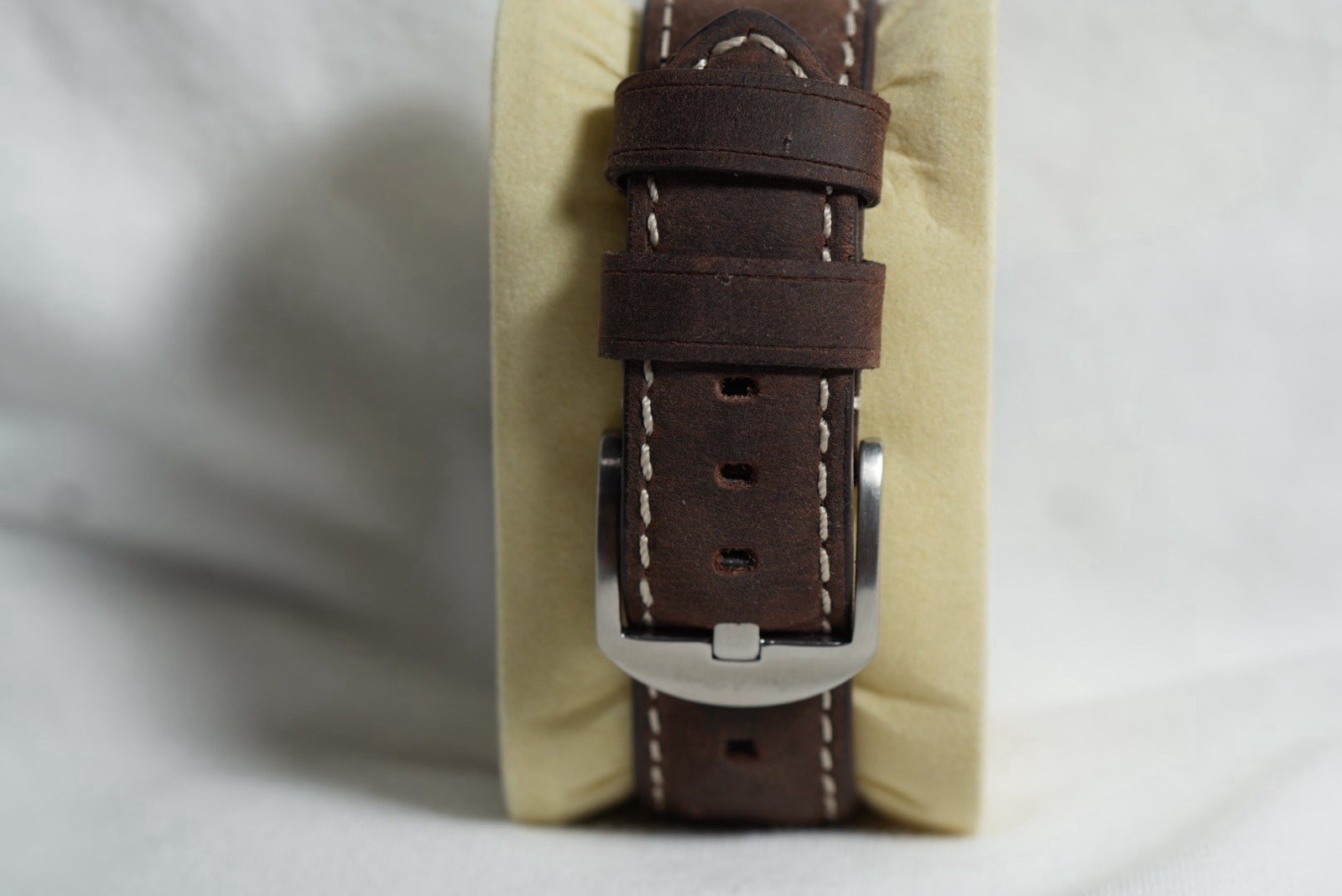 Phantom Automatic Diver 40-43.9mm Black Dial Date SS Brown Leather Strap 100m