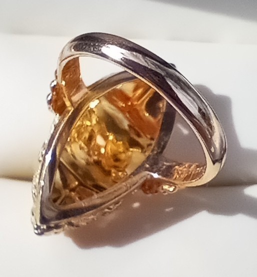 10/12k GOLD RING VTG Landstrom’s TRI COLOR Black Hills Gold sz 5.25 PRISTINE