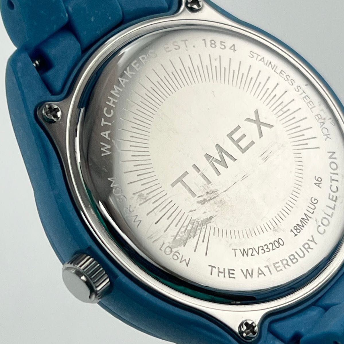 Working TIMEX Watch TW2V33000 Waterbury Timex Blue Quartz Analog Quartz Watch