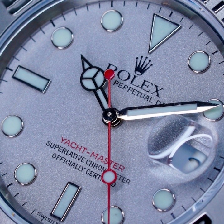 Rolex 16622 Yacht-Master 40 PLATINUM Grey Dial Stainless Steel 40mm
