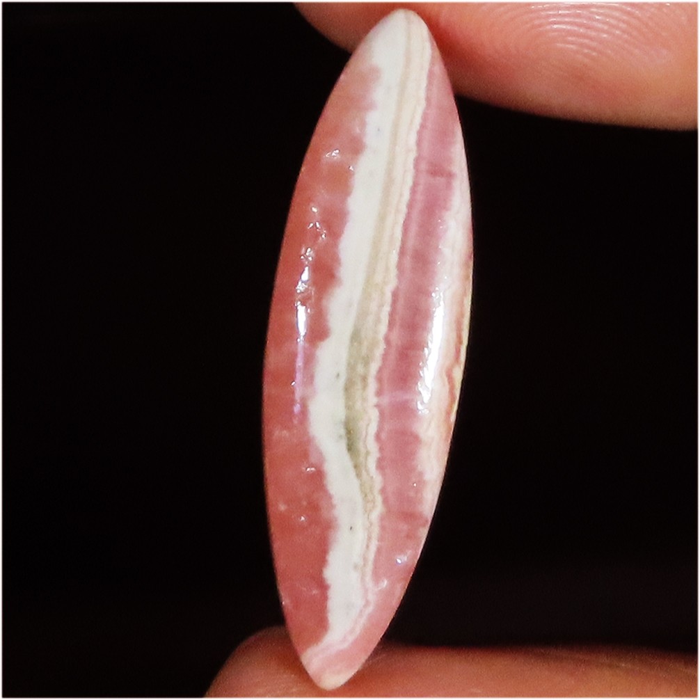 natural RHODOCHROSITE marquise shape loose gemstone 18.70 Cts. (08 x 30 x 05 mm)