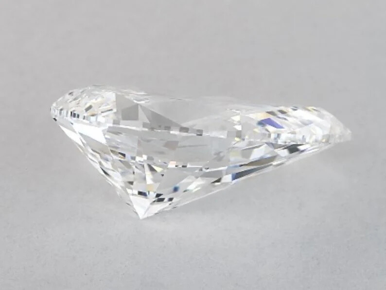 GRA Certified Loose Moissanite Pear Shape Stones D VVS1 All Sizes USA Stock