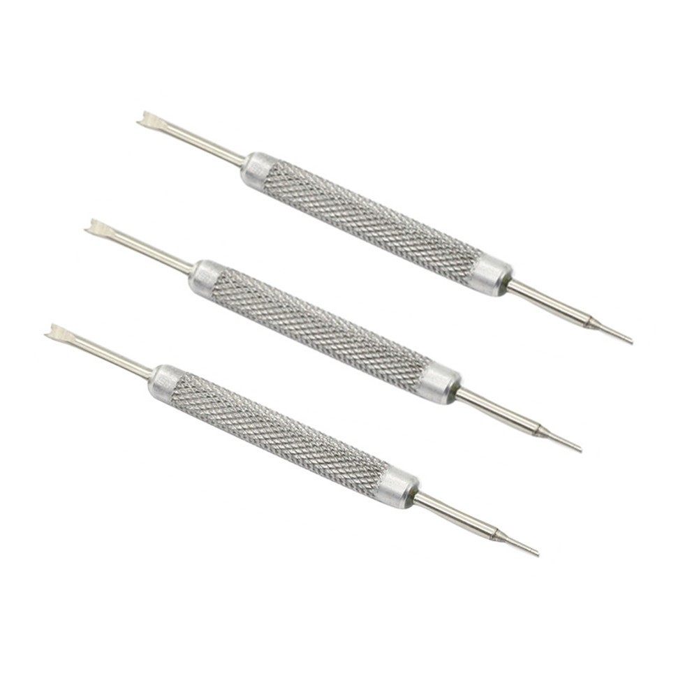 3Pcs Watchmaker Watch Band Spring Bars Strap Link Pins Remover Steel Repair Tool