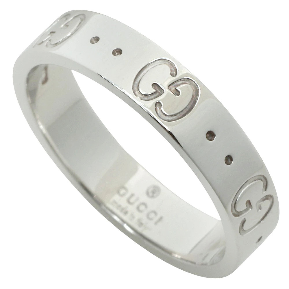 Gucci Icon Ring 3.5g Silver Authentic Box Included