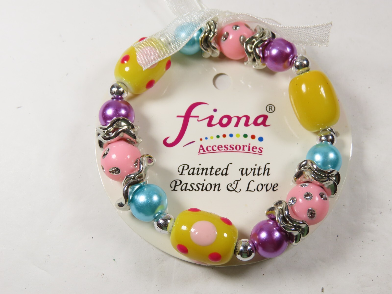 Fiona Beaded Bracelet Lovely Vintage C4826
