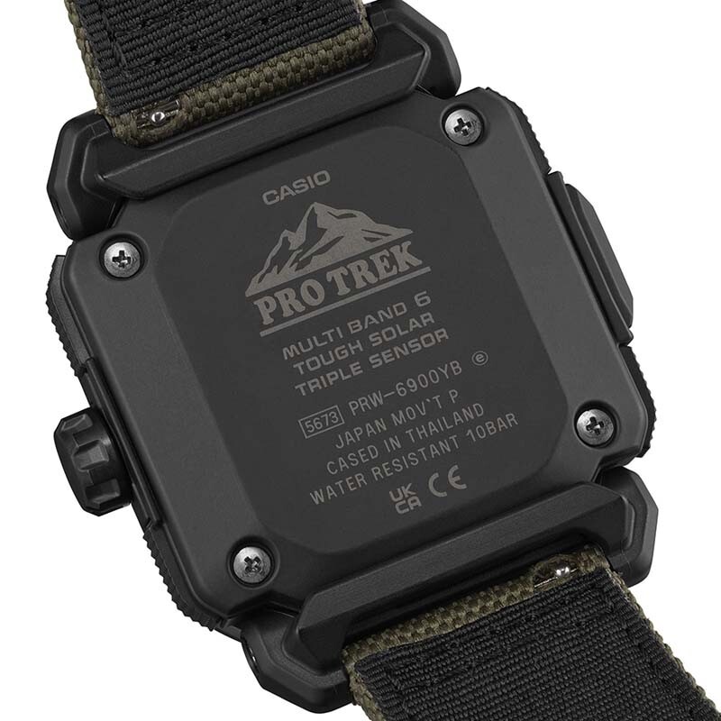 CASIO PRO TREK PRW-6900YB-3JF CORDURA Band Radio Solar Analog Digital Men Watch