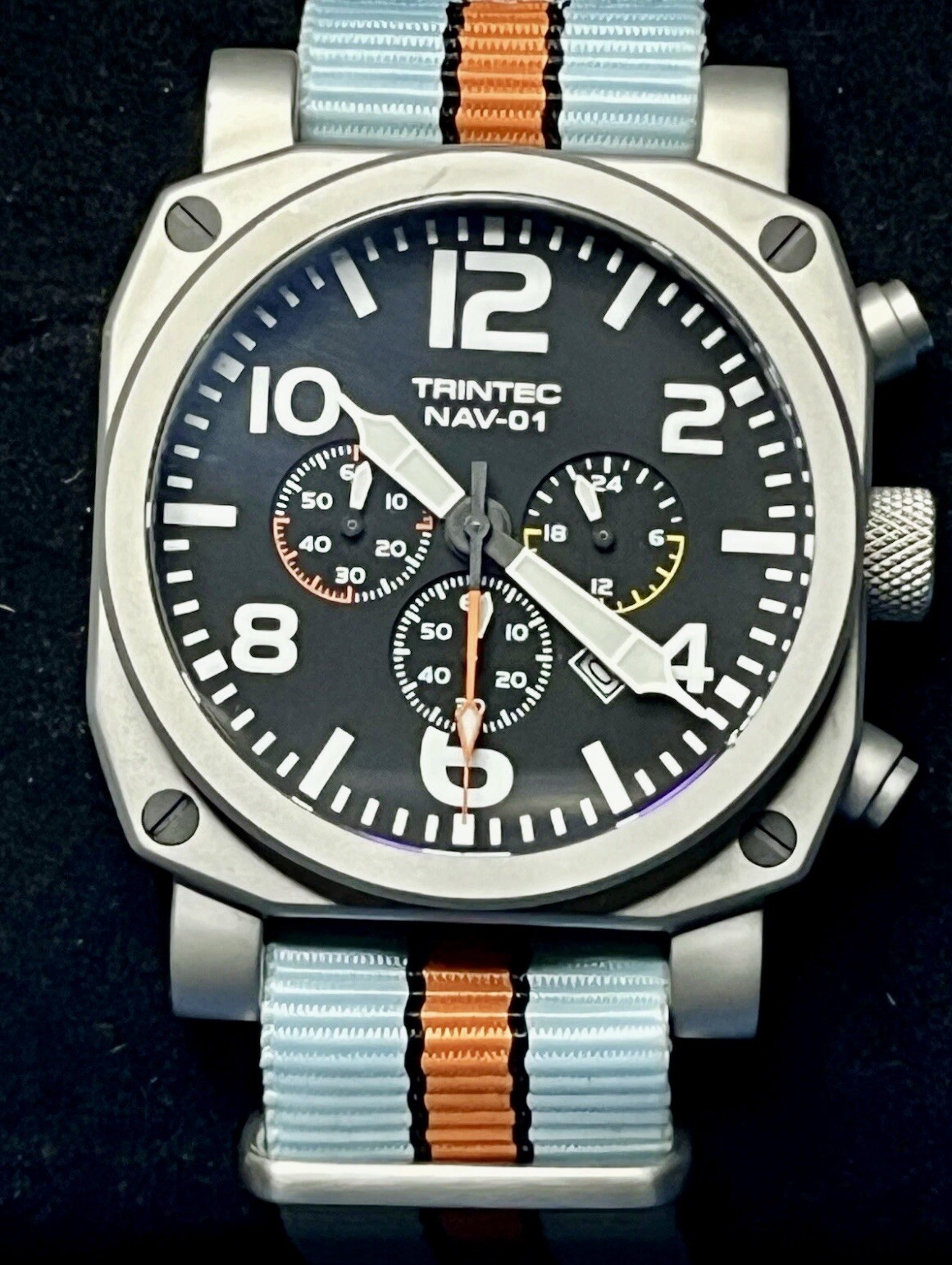 Trintec G Racing Porsche Inspired NAV-01 Chronograph / Stainless / Quartz watch
