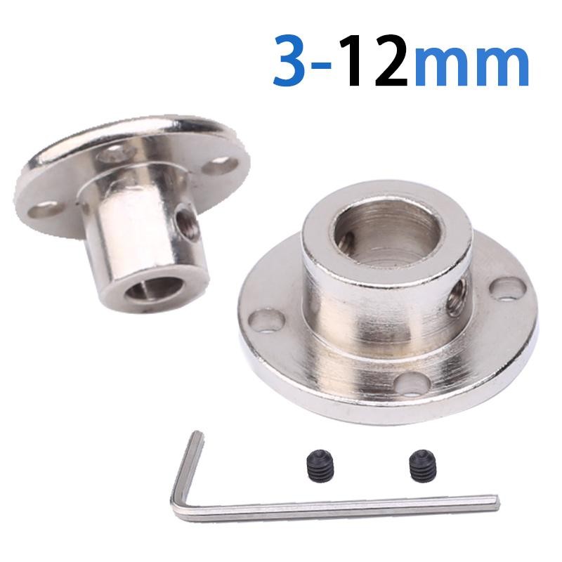 3mm 3.17mm 4mm 5mm 6mm 6.35mm 7mm 8mm 10mm 11mm 12mm Rigid Flange Coupling Motor