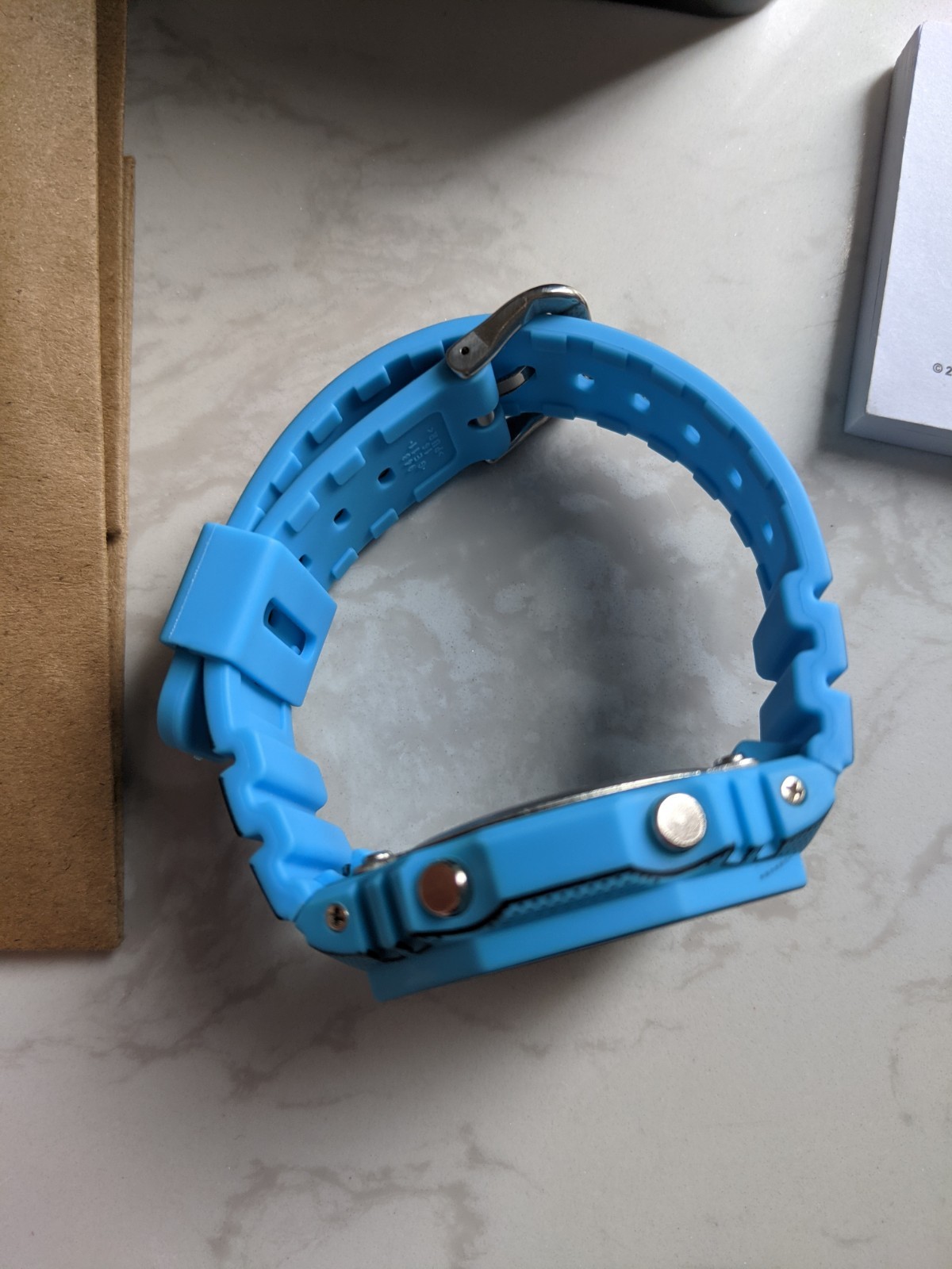 Casio G-SHOCK GA-2100 Blue Custom Anime Style Analog Digital Watch