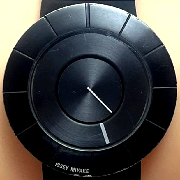 SEIKO ISSEY MIYAKE Qz Watch “TO” by Yoshioka Tokujin Black SILAN002 JAPAN #311B